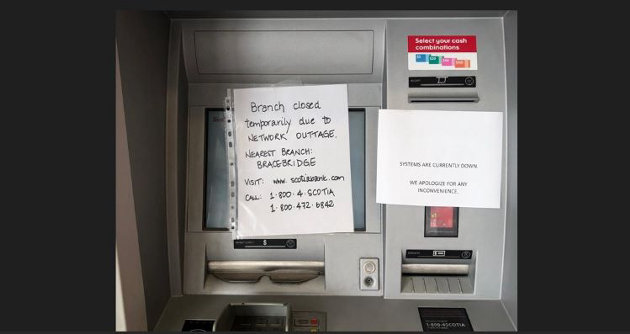 Scotiabank Huntsville branch temporarily closed and directing clients to Bracebridge