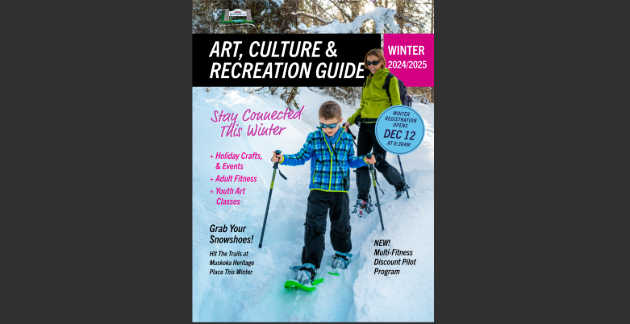 Town of Huntsville Launches Winter 2024 Art, Culture & Recreation Guide
