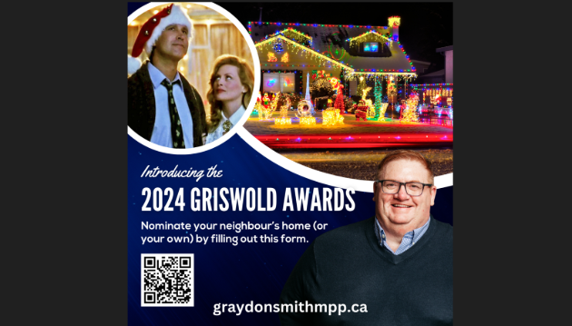 MPP Smith launches Griswold Awards
