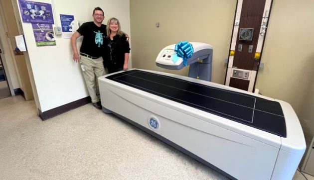 Community funds new Bone Mineral Densitometry machine