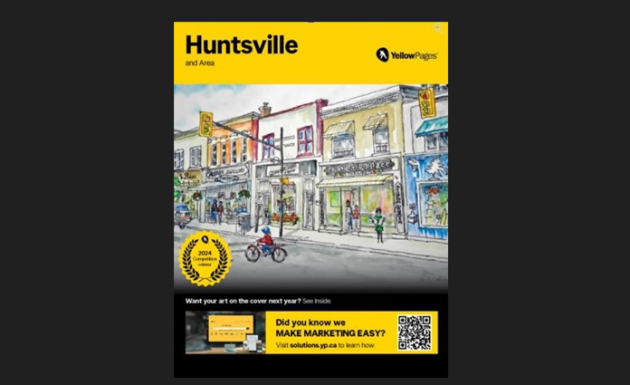 Huntsville artist Brenda Turnour first winner of the 2025 Yellow Pages Directory Cover Competition