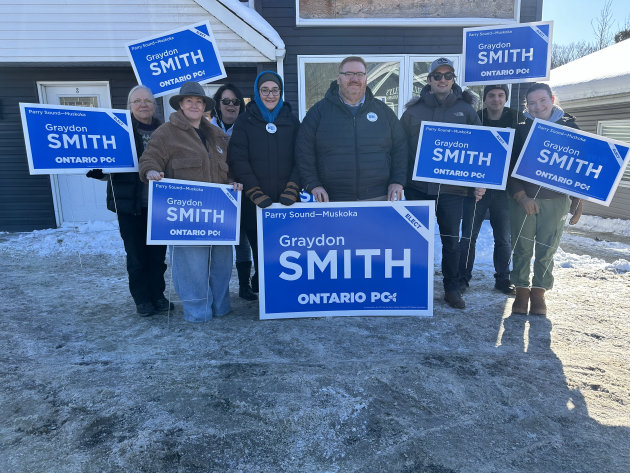 Ontario PC candidate Graydon Smith launches campaign offices in Muskoka and Parry Sound