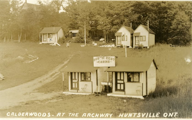 From Wayback Wednesday!: Calderwoods rustic rest cabins | Sponsored by Jamie Lockwood, broker/owner of Sutton Group Muskoka Realty