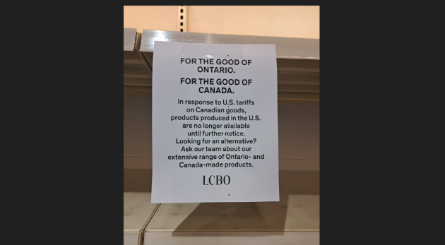 LCBO pulls all U.S. products from shelves