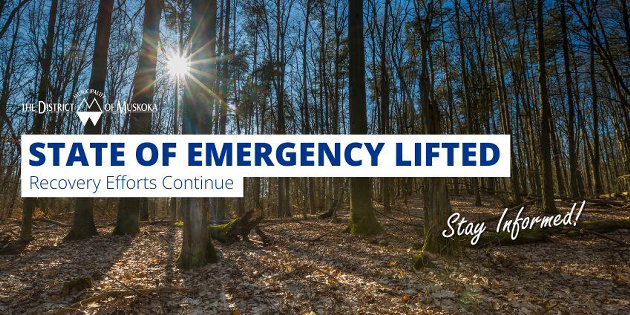 District of Muskoka lifts State of Emergency