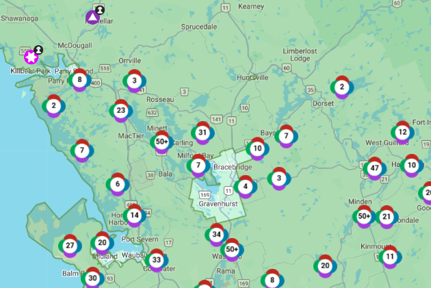 Thousands of customers still without power in the region on April 3