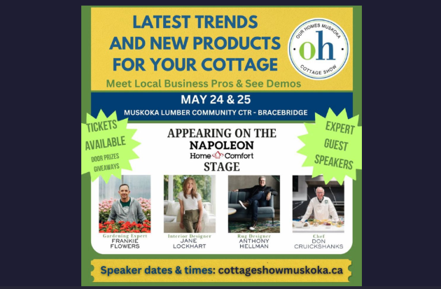 Muskoka Cottage Show takes place this weekend in Bracebridge