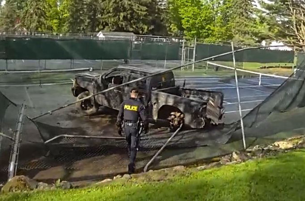 Police lay charges in tennis court crash