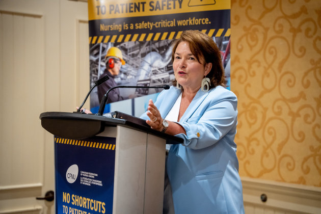 Canadian Federation of Nurses Unions urges premiers to protect patient safety