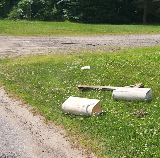 North Waseosa Lake Road hit by vandalism