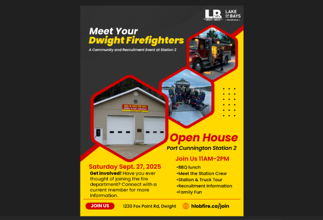 Port Cunnington Fire Station open house and recruitment event
