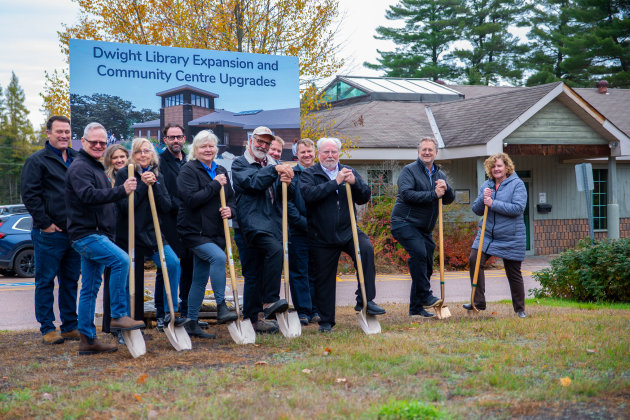 Groundbreaking marks milestone for Dwight Community Hub