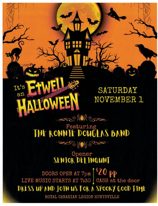 It’s an Etwell Halloween music special November 1st!