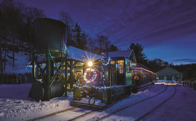 Experience the Magic of the Holidays with the Portage Flyer Christmas Train