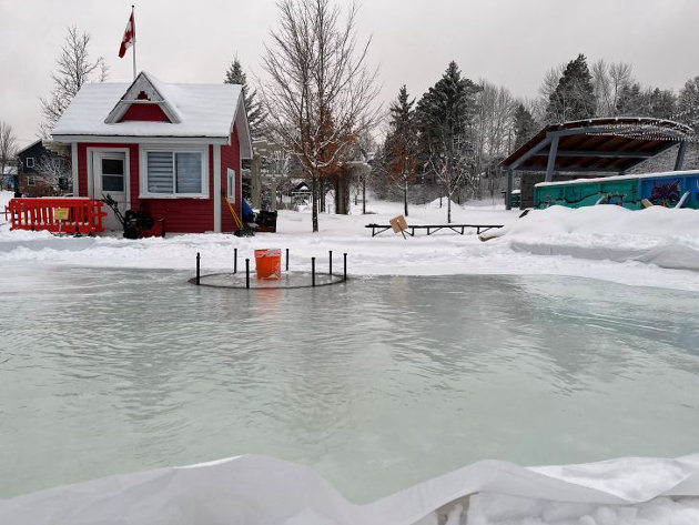 The build-up to the Crokicurl Rink at River Mill Park  continues!