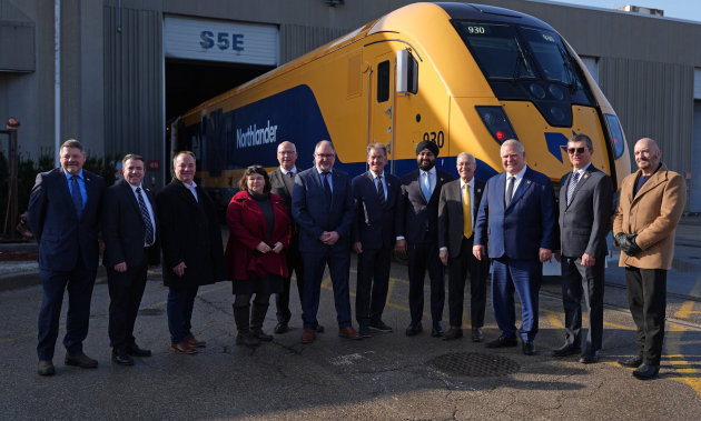 Ontario celebrates arrival of first Northlander train