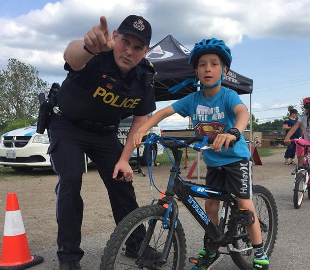OPP supporting Mayor’s Bike Ride and the Kids’ Bike Rodeo in Huntsville