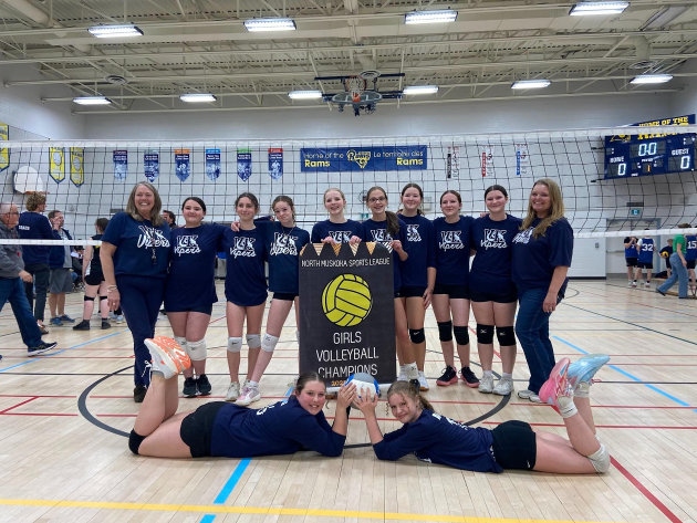 VK Greer: The volleyball champs of the North Muskoka Sports League!