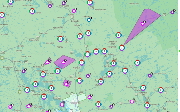 Thousands of customers without power in the area