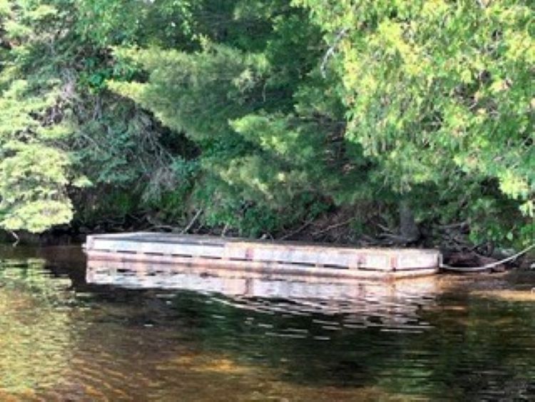 Recognize this dock found floating in Dwight Bay?