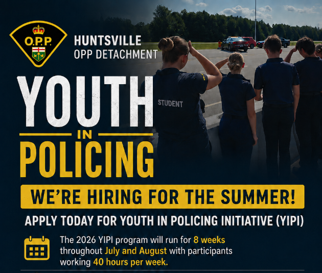 Applications now open for Youth in Policing Initiative in Huntsville
