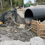 Bitten Creek culvert replacement project expected to be completed this month