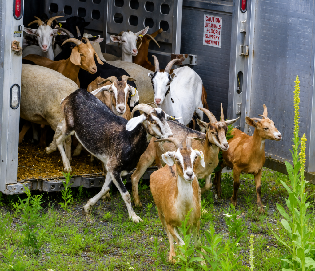 Goats and sheep join clean energy effort at Parry Sound solar site